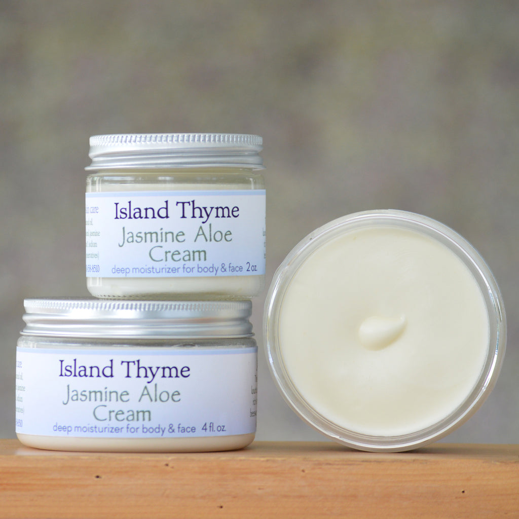 Jasmine Aloe Cream 4 oz. jar