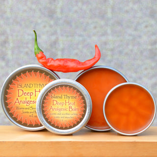 Island Thyme Deep Heat Balm for sore joints and muscles