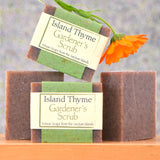 Island Thyme Gardener's Scrub Soap 4 oz - stack of 4