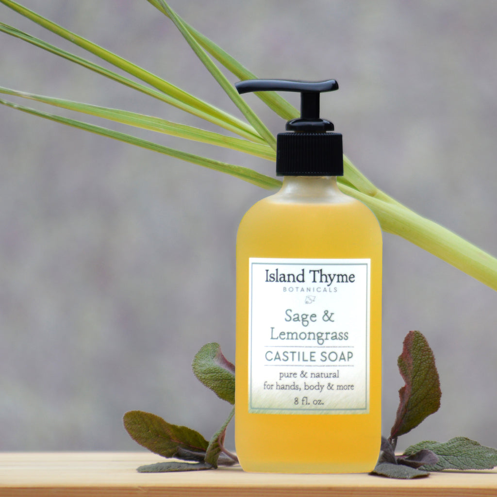 castile soap for plants Island Thyme Grapefruit Mandarin Castile Soap