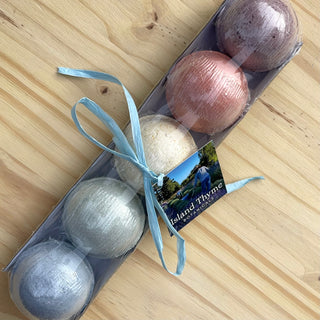 set of 5 bath bombs for gifting