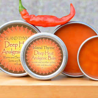 Island Thyme Deep Heat Balm for sore joints and muscles