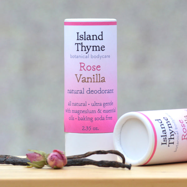 Rose Vanilla Deodorant – Island Thyme