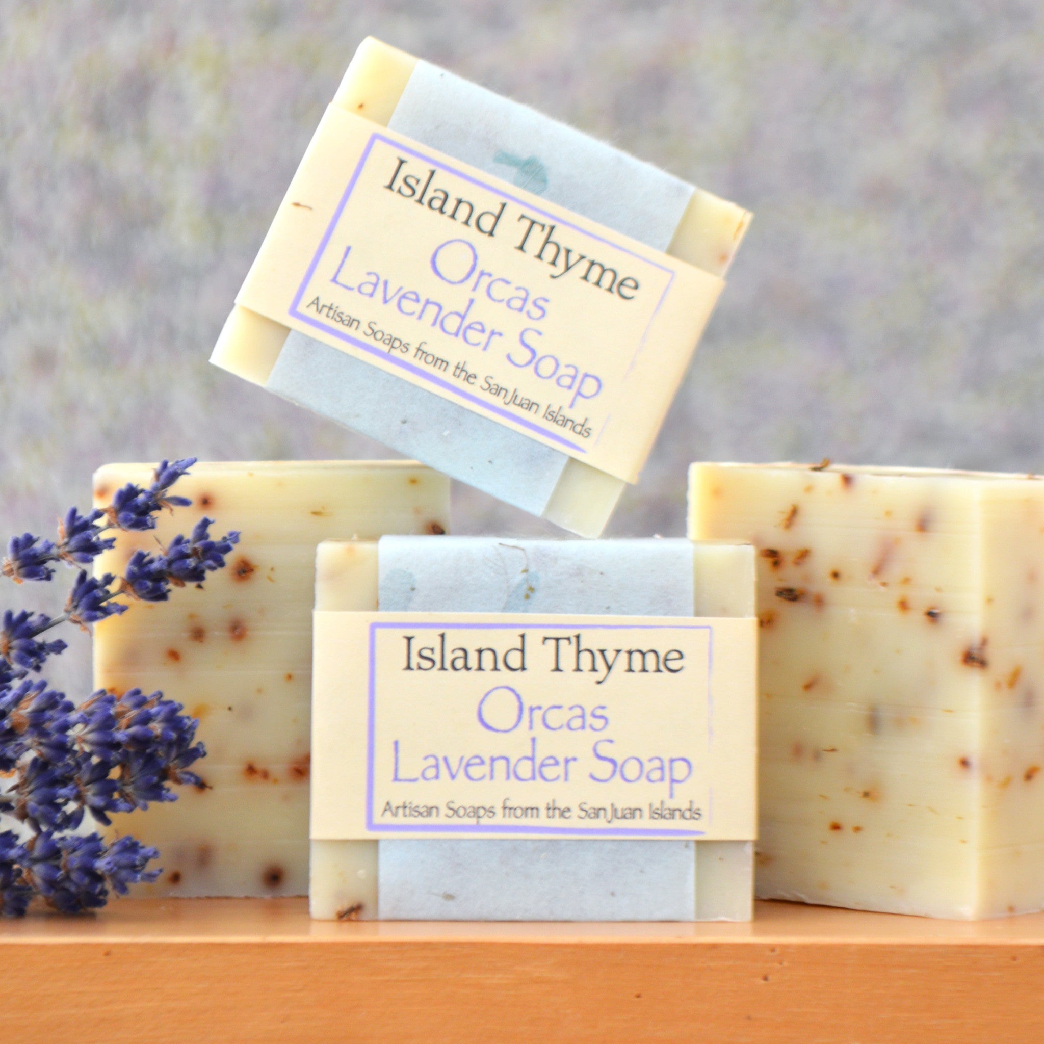 Orcas Lavender Soap 4 for special - wrapped Orcas Lavender Soap 4 for special - wrapped
